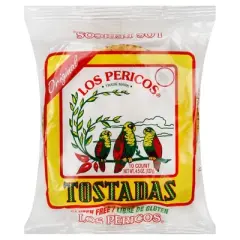 Los Pericos Tostada Shells Corn- Pack of 15 - 4.5 Oz