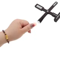 Unique Bargains Multifunctional Cross Shape Nail Magnet 1 Pc