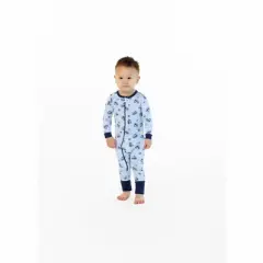 Sleep On It Infant Boys Tug Boat Zip-Front Coverall Pajama