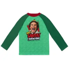 Elf Pullover Pajama Shirt and Pants Sleep Set Little Kid to Big Kid 