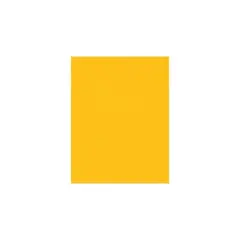 LUX 100 lb. Cardstock Paper 12" x 18" Sunflower Yellow 250 Sheets/Pack (1218-C-12-250)