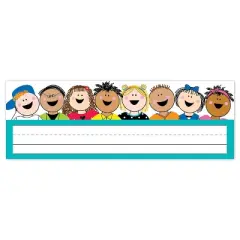 Creative Teaching Press Stick Kids Name Plates, 9-1/2" x 3-1/4", 36 Per Pack, 6 Packs
