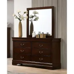 Sliver Dresser and Mirror Set - HOMES: Inside + Out