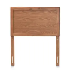 Twin Raya Wood Headboard Walnut - Baxton Studio