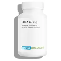SuperSmart DHEA 50mg per Day - DHEA Supplement for Women & Men | Non-GMO & Gluten Free - 60 Vegetarian Capsules