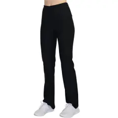 Reebok Womens Highrise Running Compression Athletic Pants, Black, Medium