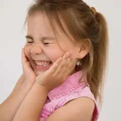 Girls' Dainty Dog & Bone Screw Back Sterling Silver Earrings - In Season Jewelry