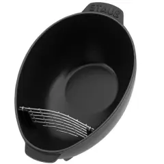 STAUB Cast Iron 2-qt Mussel Pot