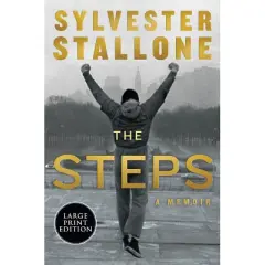 The Steps - Large Print by  Sylvester Stallone (Paperback)