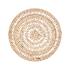 Saro Lifestyle Rustic Rattan Charger Plate (Set of 4)