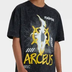 Pok&eacute;mon Boys' Arceus Short Sleeve Graphic T-Shirt - Black