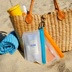 (re)zip Reusable Leakproof Clip-on Take Me with You Bags and Carabiner - 2pc