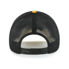 NFL Pittsburgh Steelers Black Moneymaker Mesh Hat: Adjustable Snapback Twill Cap