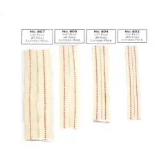 1/2in Wide Flat Replacement Cotton Wick for Oil Lamps and Lanterns Pack of 5