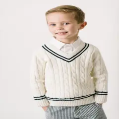 Hope & Henry Boys' Tennis Sweater, Infant