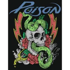 Men's Poison Skull and Snake T-Shirt