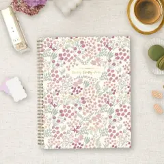Ivory Paper Co 2024 Planner 11"x8.5" Weekly/Monthly Wirebound Tillie Pink