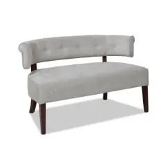 Jennifer Taylor Home Jared Roll Arm Tufted Bench Settee