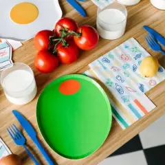 Jollity & Co. - Le Dinner Olive Dessert Plates - Pack of 8 Paper Plates