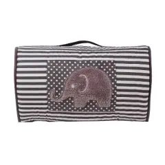 Bacati - Elephants Gray Toddler Toddler Nap Mat