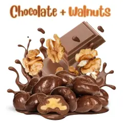 Milk Chocolate Covered Walnuts by It's Delish