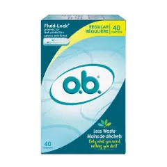 o.b. Period Tampons - Regular - 40ct