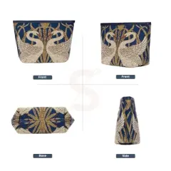 Signare USA Walter Crane Swan Art Makeup Bag/ Makeup Pouch