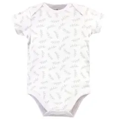 Touched by Nature Organic Cotton Bodysuits 5pk, Little Giraffe