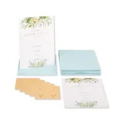 20ct Wedding Invitation Cards Eucalyptus Leaves - PAPYRUS