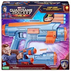 Marvel Guardians of the Galaxy Vol. 3 Star-Lord Nerf Quad Toy Blaster