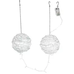 The Lakeside Collection Set of 2 Hanging Lanterns