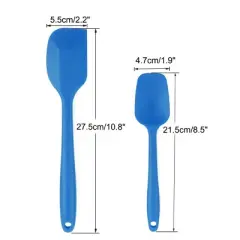 Unique Bargains Heat Resistant Non-scratch Non Stick Dishwasher Safe Spatula Set 2 Pcs
