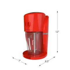 Hastings Home Shaved Ice and Frozen Drink Maker - Red