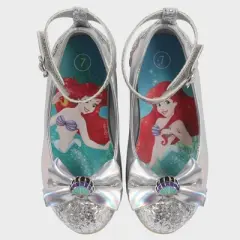 Toddler Girls' Disney Princess Ballet Flats - Silver