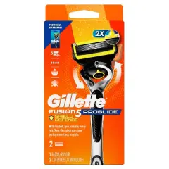 Gillette ProGlide Shield Men's Razor + 2 Razor Blade Refills