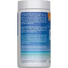 Natural Calm Kids' Vegan Gummies - Sweet Citrus - 60ct