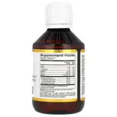 California Gold Nutrition Cod Liver Oil with Omega-3 Fatty Acids, EPA, DHA, Vitamins A and D, Norwegian, Triglyceride Form, Natural Lemon, 6.7 fl oz