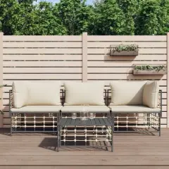 vidaXL Garden Lounge Set Gray