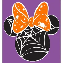 Girl's Disney Mickey and Friends Minnie Web Silhouette T-Shirt