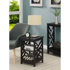 Titan End Table with Shelves - Breighton Home
