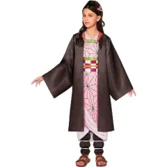 Demon Slayer Girl's Nezuko Kamado Dress Halloween Costume Dress