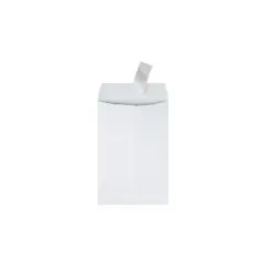 Quality Park Redi Strip Catalog Envelope 6 1/2 x 9 1/2 White 100/Box 44334