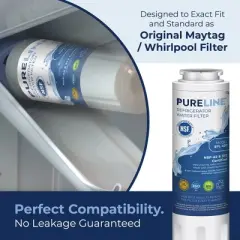 PureLine Maytag UKF8001 Refrigerator Water Filter Replacement, Whirlpool EDR4RXD1, Everydrop Filter 4, 4396395, Kenmore 469006 (6 Pack)