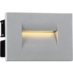 Eurofase 4 1/4"W Marine Gray LED In-Wall Recessed Step Light