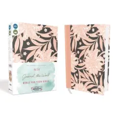 NIV, Journal the Word Bible for Teen Girls, Hardcover, Pink Floral - (NIV Journal the Word Bible) by  Zondervan