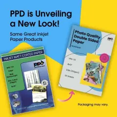 PPD Matte Photo Paper 8x10" 50 sheets 210 gsm for Inkjet Printers