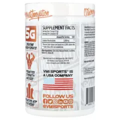 VMI Sports Creatine Monohydrate, Peach Mango Rings, 12.1 oz (342 g)