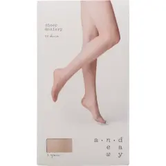 Women's 20D Light Sheer Sparkle - A New Day&trade; Sand