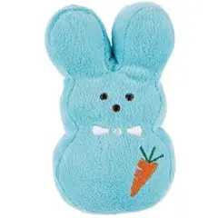 Peeps Plush Bunny Squeaky Toy (Blue)