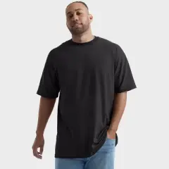Hanes Beefy-T Men's Heavyweight Cotton T-Shirt, Value 2-Pack (Big & Tall Sizes)